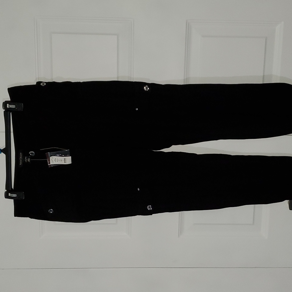 Black Tapered Ankle Pants